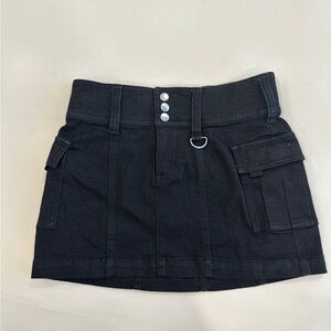 Urban Outfitters Charcoal Denim Skirt